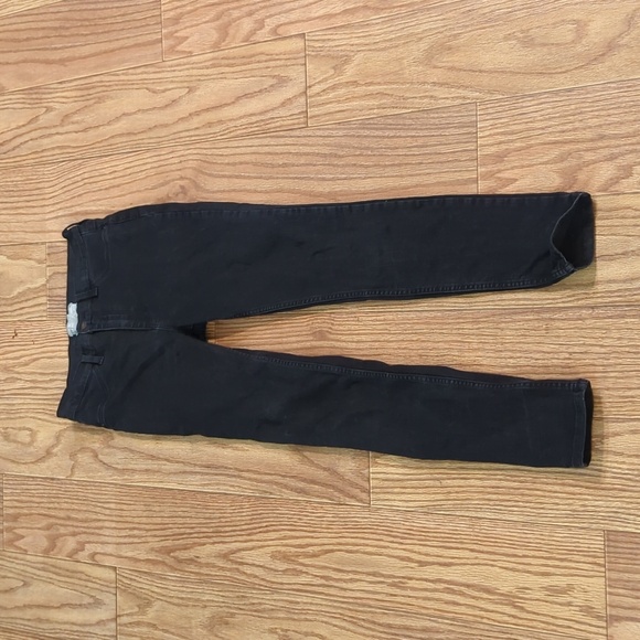 Free People Denim - Black mid-rise skinny jeans size 30"* with stretch, Free People